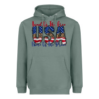 Sage land of the free usa Heavyweight Hoodie - RacoonDesign