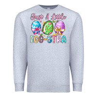 Heather Grey just a little egg stra Premium Sweatshirt - Artiststas