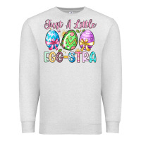 Oatmeal Heather just a little egg stra Premium Sweatshirt - Artiststas