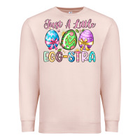 Pale Pink just a little egg stra Premium Sweatshirt - Artiststas