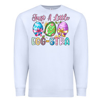 White just a little egg stra Premium Sweatshirt - Artiststas