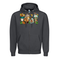 Smoke horses coffee cups Zipper Hoodie - Zillion Design Studio