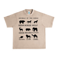 French Oak Anımals Of The World Urban Heavy Tee - Bettercallsaul