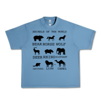 Pebble Blue Anımals Of The World Urban Heavy Tee - Bettercallsaul