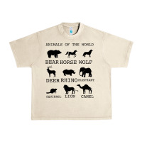 Sandshell Anımals Of The World Urban Heavy Tee - Bettercallsaul