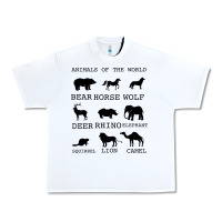 White Anımals Of The World Urban Heavy Tee - Bettercallsaul