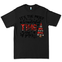 Black IT THE MOST WONDERFUL TIME the of year Premium Tee - CowhideDigitalArt