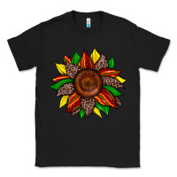Black juneteenth leopard sunflower Classic Tee - Zillion Design Studio