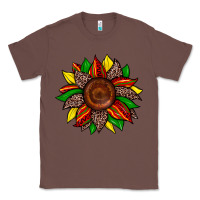 Chestnut juneteenth leopard sunflower Classic Tee - Zillion Design Studio