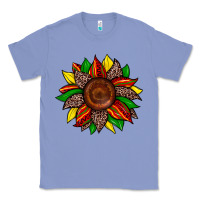 Colony Blue juneteenth leopard sunflower Classic Tee - Zillion Design Studio