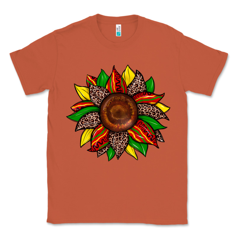 Juneteenth Leopard Sunflower Classic Tee by Zillion Design Studio | Teevron