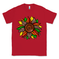 Red juneteenth leopard sunflower Classic Tee - Zillion Design Studio