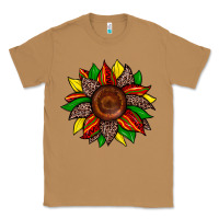Toasted Coconut juneteenth leopard sunflower Classic Tee - Zillion Design Studio