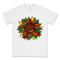 White juneteenth leopard sunflower Classic Tee - Zillion Design Studio
