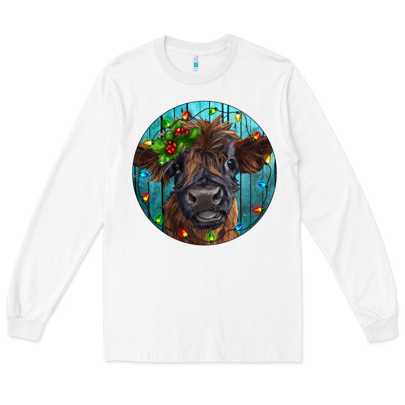 Calf Christmas Long Sleeve Tee by RanaPortraitStore | Teevron