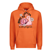 Carrot snail progress is stil progress Premium Hoodie - MaliasSmallBusiness