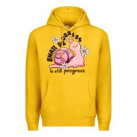Lemon snail progress is stil progress Premium Hoodie - MaliasSmallBusiness