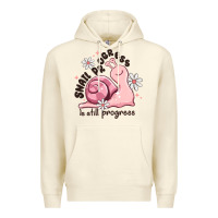 Sandshell snail progress is stil progress Premium Hoodie - MaliasSmallBusiness