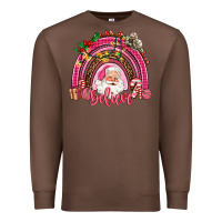 Chestnut pink christmas believe  rainbow Premium Sweatshirt - AdoDesignShop