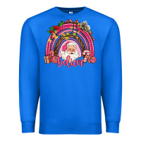 True Royal pink christmas believe  rainbow Premium Sweatshirt - AdoDesignShop
