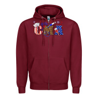 Burgundy cma certified medical Zipper Hoodie - texasbilliewilder