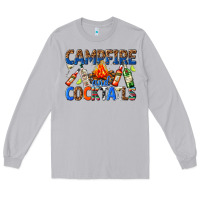 Moon Dust campfire and cocktails Long Sleeve Tee - texasbilliewilder