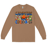 Toasted Coconut campfire and cocktails Long Sleeve Tee - texasbilliewilder