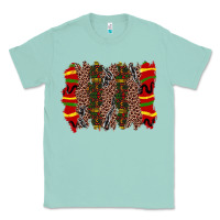 Seafoam juneteenth brushstroke Classic Tee - Zillion Design Studio