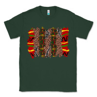 Sports Green juneteenth brushstroke Classic Tee - Zillion Design Studio