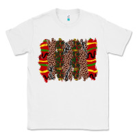 White juneteenth brushstroke Classic Tee - Zillion Design Studio