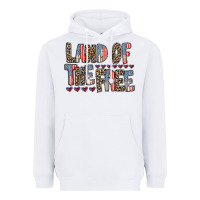 White land of the free Heavyweight Hoodie - RacoonDesign