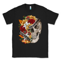 Black skull kinda emotionless kinda emotional Classic Tee - FaDigitalArtStudio