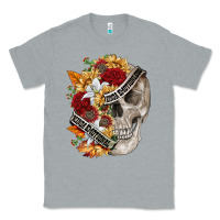 Heather Grey skull kinda emotionless kinda emotional Classic Tee - FaDigitalArtStudio