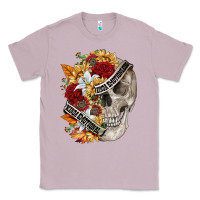 Lilac skull kinda emotionless kinda emotional Classic Tee - FaDigitalArtStudio
