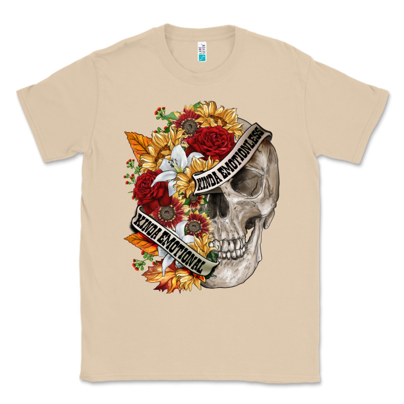 Skull Kinda Emotionless Kinda Emotional Classic Tee by FaDigitalArtStudio | Teevron