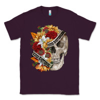 Plum skull kinda emotionless kinda emotional Classic Tee - FaDigitalArtStudio