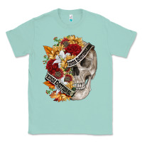 Seafoam skull kinda emotionless kinda emotional Classic Tee - FaDigitalArtStudio