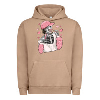 Pigment Burro skeleton girl valentine's day Urban Hoodie - MaliasSmallBusiness