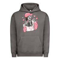 Pigment Tornado skeleton girl valentine's day Urban Hoodie - MaliasSmallBusiness