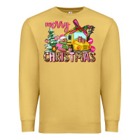 Antique Gold merry christmas Premium Sweatshirt - AdoDesignShop