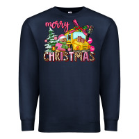 Navy merry christmas Premium Sweatshirt - AdoDesignShop