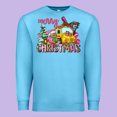 Merry Christmas Premium Sweatshirt Designed By Adodesignshop