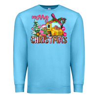 Ocean Blue merry christmas Premium Sweatshirt - AdoDesignShop