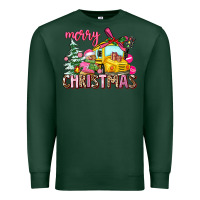Sports Green merry christmas Premium Sweatshirt - AdoDesignShop