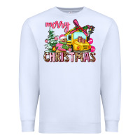 White merry christmas Premium Sweatshirt - AdoDesignShop
