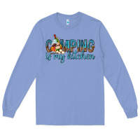 Camping Is My Kitchen With Wine Long Sleeve Tee | Teevron