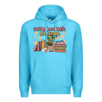 Ocean Blue cozy bookish weekend Premium Hoodie - MaliasSmallBusiness