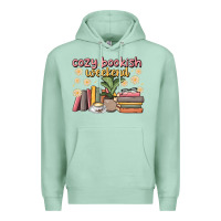 Seafoam cozy bookish weekend Premium Hoodie - MaliasSmallBusiness