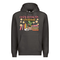 Smoke cozy bookish weekend Premium Hoodie - MaliasSmallBusiness