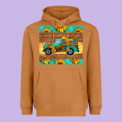 Farm Truck Tumbler Heavyweight Hoodie Designed By Hra Design Shop